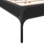 Estructura de cama madera de ingeniería y metal negro 120x190cm de vidaXL, Camas y somieres - Ref: Foro24-845046, Precio: 97,...