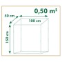 Nature Greenhouse for tomatoes 100x50x150 cm by Nature, Greenhouses - Ref: Foro24-428492, Price: 40,56 €, Discount: %