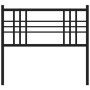 Black metal headboard 90 cm by vidaXL, Headboards and footboards - Ref: Foro24-376352, Price: 27,99 €, Discount: %