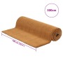 Felpudo de fibra de coco natural 100x300 cm de vidaXL, Felpudos - Ref: Foro24-155569, Precio: 109,87 €, Descuento: %