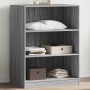 Engineered wood wardrobe in Sonoma grey, 77x48x102 cm by vidaXL, Dresser Organizers and Bar Hangers - Ref: Foro24-840826, Pri...