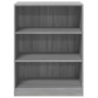 Engineered wood wardrobe in Sonoma grey, 77x48x102 cm by vidaXL, Dresser Organizers and Bar Hangers - Ref: Foro24-840826, Pri...