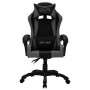 Silla gaming con luces LED RGB cuero sintético gris y negro de vidaXL, Sillas de oficina - Ref: Foro24-288000, Precio: 180,48...