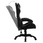 Silla gaming con luces LED RGB cuero sintético gris y negro de vidaXL, Sillas de oficina - Ref: Foro24-288000, Precio: 180,48...