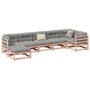 Garden sofa set 7 pieces with cushions made of Douglas fir wood by vidaXL, Garden sets - Ref: Foro24-3299547, Price: 676,93 €...