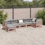 Set mit 7 Gartensofas mit Kissen aus Douglasienholz von vidaXL, Gartensets - Ref: Foro24-3299547, Preis: 676,93 €, Rabatt: %