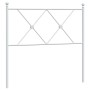 Cabecero de metal blanco 90 cm de vidaXL, Cabeceros y pies de cama - Ref: Foro24-376579, Precio: 34,51 €, Descuento: %