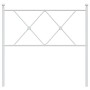 White metal headboard 90 cm by vidaXL, Headboards and footboards - Ref: Foro24-376579, Price: 34,51 €, Discount: %