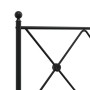 Cabecero de metal negro 90 cm de vidaXL, Cabeceros y pies de cama - Ref: Foro24-376530, Precio: 34,99 €, Descuento: %