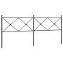 Cabecero de metal negro 193 cm de vidaXL, Cabeceros y pies de cama - Ref: Foro24-376539, Precio: 48,99 €, Descuento: %