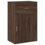 Wooden storage cabinet in brown oak engineering, 56.5x39x90 cm by vidaXL, Lockers and storage cabinets - Ref: Foro24-840715, ...