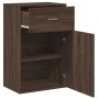 Wooden storage cabinet in brown oak engineering, 56.5x39x90 cm by vidaXL, Lockers and storage cabinets - Ref: Foro24-840715, ...