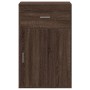 Wooden storage cabinet in brown oak engineering, 56.5x39x90 cm by vidaXL, Lockers and storage cabinets - Ref: Foro24-840715, ...