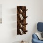 Wall shelf 4 levels smoked oak 33x16x90 cm by vidaXL, Shelves and shelves - Ref: Foro24-840720, Price: 38,99 €, Discount: %