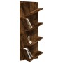 Wall shelf 4 levels smoked oak 33x16x90 cm by vidaXL, Shelves and shelves - Ref: Foro24-840720, Price: 38,99 €, Discount: %