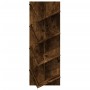 Wall shelf 4 levels smoked oak 33x16x90 cm by vidaXL, Shelves and shelves - Ref: Foro24-840720, Price: 38,99 €, Discount: %