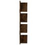 Wall shelf 4 levels smoked oak 33x16x90 cm by vidaXL, Shelves and shelves - Ref: Foro24-840720, Price: 38,99 €, Discount: %