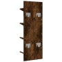 Wall shelf 4 levels smoked oak 33x16x90 cm by vidaXL, Shelves and shelves - Ref: Foro24-840720, Price: 38,99 €, Discount: %