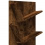 Wall shelf 4 levels smoked oak 33x16x90 cm by vidaXL, Shelves and shelves - Ref: Foro24-840720, Price: 38,99 €, Discount: %