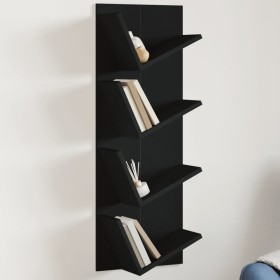 Wall shelf 4 levels black 33x16x90 cm by vidaXL, Shelves and shelves - Ref: Foro24-840717, Price: 34,47 €, Discount: %