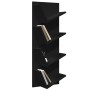 Estantería de pared 4 niveles negro 33x16x90 cm de vidaXL, Estantes y estanterías - Ref: Foro24-840717, Precio: 34,58 €, Desc...