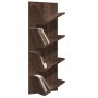 Wall shelf 4 levels brown oak 33x16x90 cm by vidaXL, Shelves and shelves - Ref: Foro24-840722, Price: 39,99 €, Discount: %