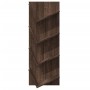 Wall shelf 4 levels brown oak 33x16x90 cm by vidaXL, Shelves and shelves - Ref: Foro24-840722, Price: 39,99 €, Discount: %