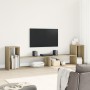 TV furniture 2 units engineered wood Sonoma oak 100x30x50 cm by vidaXL, TV Furniture - Ref: Foro24-840795, Price: 69,22 €, Di...