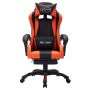 Silla gaming con luces LED RGB cuero sintético naranja y negro de vidaXL, Sillas de oficina - Ref: Foro24-288012, Precio: 190...