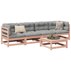 Set Gartensofas 5 Stück massives Tannenholz Douglasie von vidaXL, Gartensets - Ref: Foro24-3299281, Preis: 268,47 €, Rabatt: %