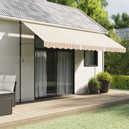 Spare canopy fabric with colorful stripes 4.5x3 m by vidaXL, Awnings - Ref: Foro24-367728, Price: 61,47 €, Discount: %