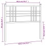 Kopfteil aus weißem Metall, 100 cm von vidaXL, Kopf- und Fußteile - Ref: Foro24-376402, Preis: 28,40 €, Rabatt: %