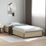 Estructura cama madera ingeniería metal roble Sonoma 90x190 cm de vidaXL, Camas y somieres - Ref: Foro24-845117, Precio: 81,8...