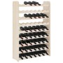 Solid pine wood wine rack 72.5x25x111.5 cm by vidaXL, Wine racks - Ref: Foro24-4007561, Price: 57,39 €, Discount: %