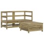 3-teilige Gartensofagarnitur imprägniertes Kiefernholz von vidaXL, Gartensets - Ref: Foro24-3250755, Preis: 201,95 €, Rabatt: %