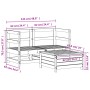 3-teilige Gartensofagarnitur imprägniertes Kiefernholz von vidaXL, Gartensets - Ref: Foro24-3250755, Preis: 201,95 €, Rabatt: %