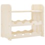 Bottle rack with solid pine wood top board 43x25x37 cm by vidaXL, Wine racks - Ref: Foro24-4007556, Price: 24,54 €, Discount: %