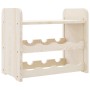 Bottle rack with solid pine wood top board 43x25x37 cm by vidaXL, Wine racks - Ref: Foro24-4007556, Price: 24,54 €, Discount: %