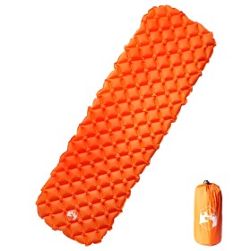 Colchón inflable de camping para 1 persona naranja 190x58x6 cm de vidaXL, Colchonetas para dormir - Ref: Foro24-4007114, Prec...