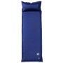 Colchón de camping autoinflable con almohada 1 persona azul de vidaXL, Colchonetas para dormir - Ref: Foro24-4007137, Precio:...