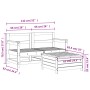 3-teilige Gartensofagarnitur aus massivem Kiefernholz von vidaXL, Gartensets - Ref: Foro24-3250760, Preis: 186,47 €, Rabatt: %