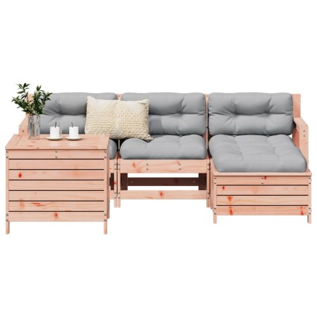 Set Gartensofas 5 Stück massives Tannenholz Douglasie von vidaXL, Gartensets - Ref: Foro24-3250498, Preis: 337,99 €, Rabatt: %