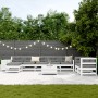 Garden sofa set, 10 pieces, solid white pine wood by vidaXL, Garden sets - Ref: Foro24-3250665, Price: 748,42 €, Discount: %