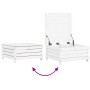 Set Gartensofas 10 Stück massives Kiefernholz weiß von vidaXL, Gartensets - Ref: Foro24-3250665, Preis: 748,42 €, Rabatt: %