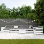 Garden sofa set, 10 pieces, solid white pine wood by vidaXL, Garden sets - Ref: Foro24-3250673, Price: 715,55 €, Discount: %