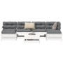 7-piece garden sofa set made of solid white pine wood by vidaXL, Garden sets - Ref: Foro24-3250989, Price: 464,76 €, Discount: %