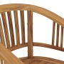 Garden chair 2 units solid teak wood by vidaXL, Garden chairs - Ref: Foro24-49429, Price: 242,36 €, Discount: %