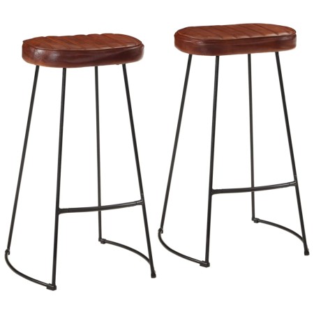 Taburetes de bar Gavin 2 uds marrón oscuro 44x37,5x78 cm de vidaXL, Taburetes de cocina - Ref: Foro24-358921, Precio: 92,00 €...