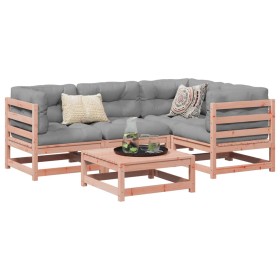 5-piece garden sofa set made of solid Douglas fir wood by vidaXL, Garden sets - Ref: Foro24-3299421, Price: 275,99 €, Discoun...