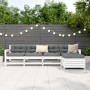 5-piece garden sofa set made of solid white pine wood by vidaXL, Garden sets - Ref: Foro24-3250853, Price: 360,02 €, Discount: %